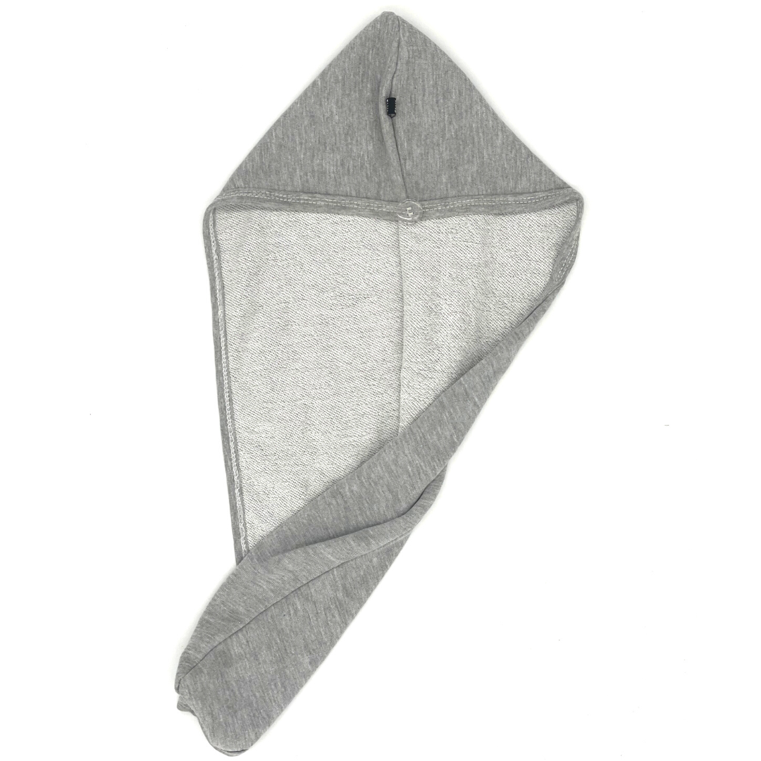 Grey Cotton Hair Towel Wrap Elva grey-cotton-hair-towel-wrap-elva