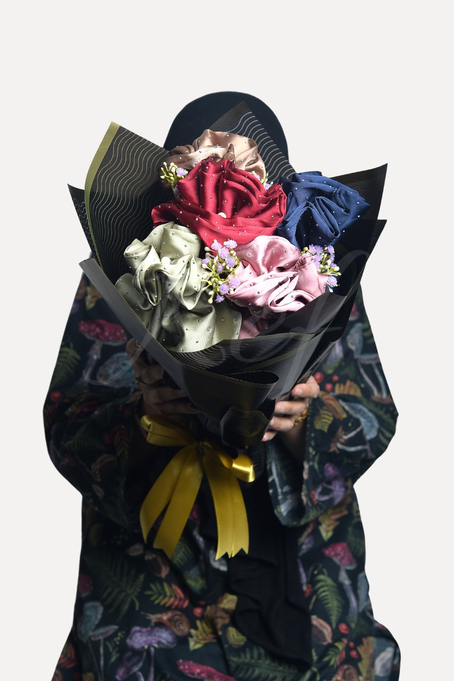 Hijab Bouquet- Dapple Silk Hijab