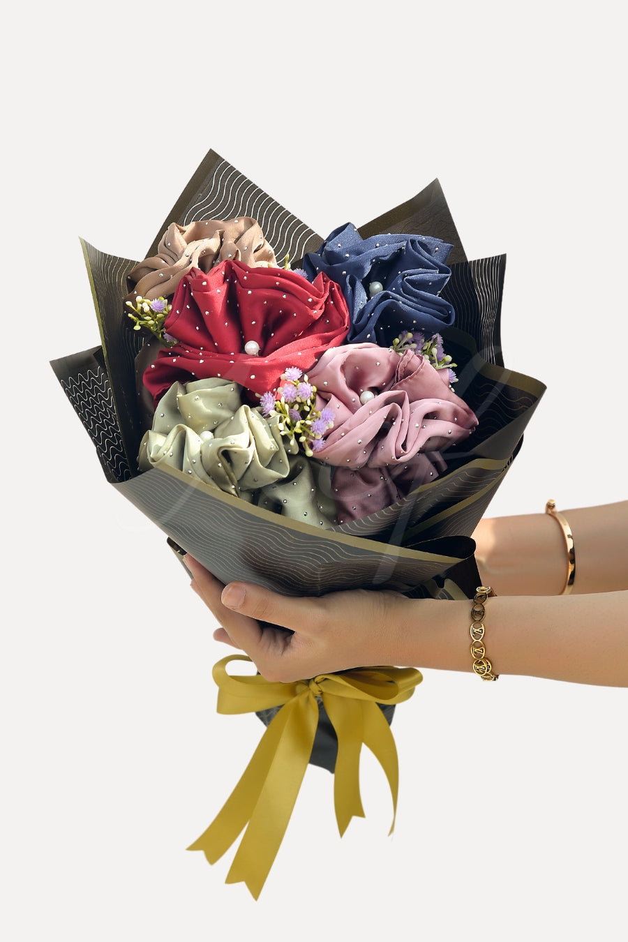 Hijab Bouquet- Dapple Silk Hijab
