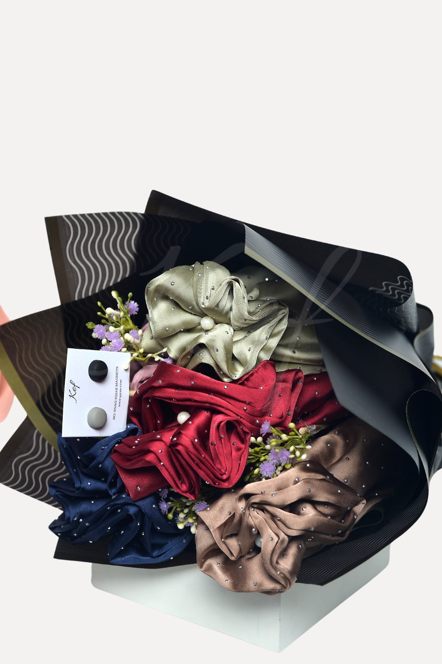 Hijab Bouquet- Dapple Silk Hijab