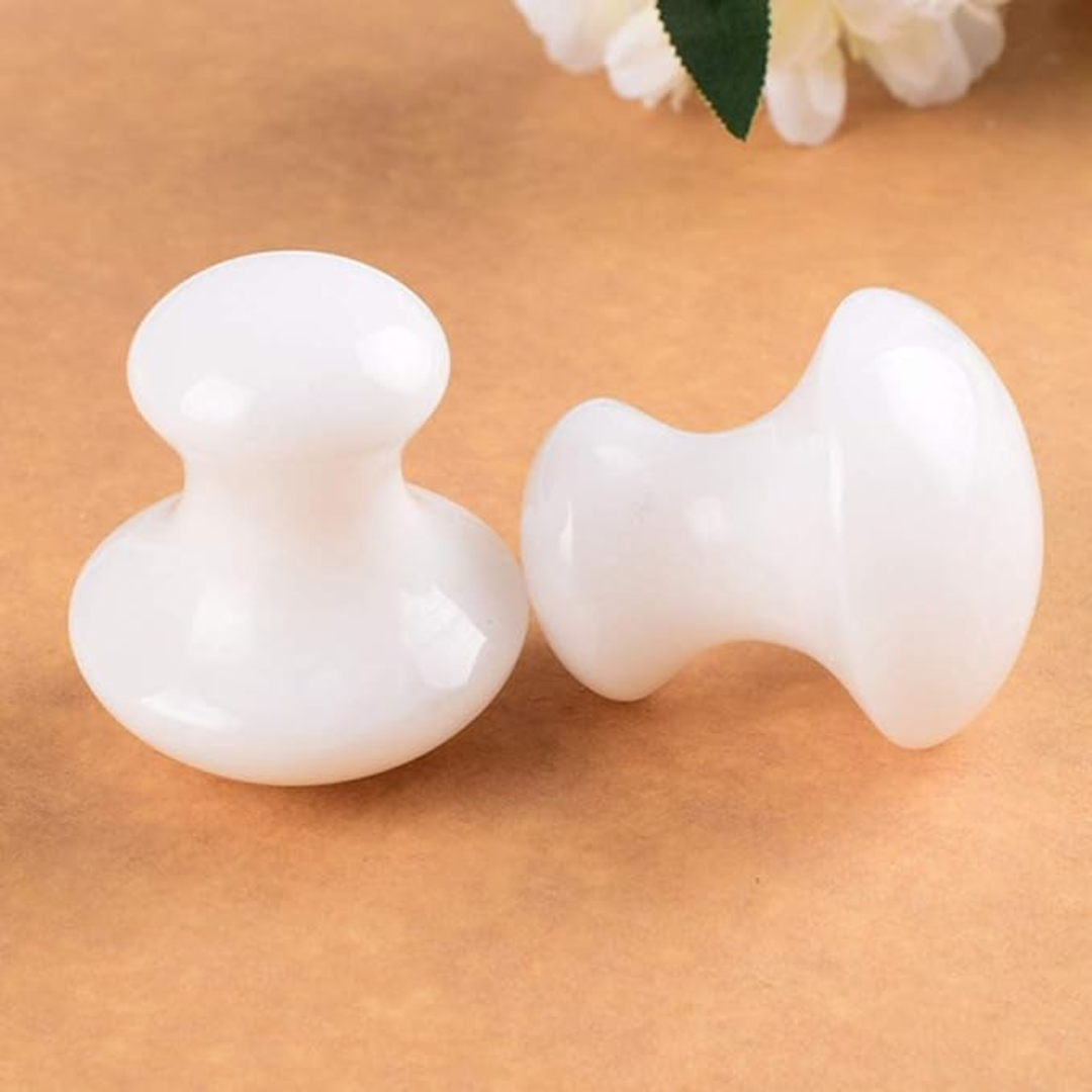 Mushroom Rose Quartz Facial Massager