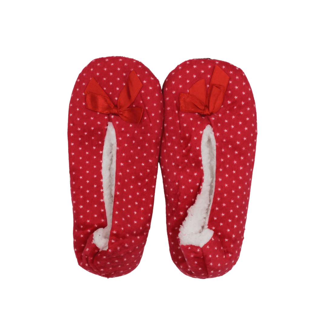 Mini Stars Cherry Red Furry Faux - Elva